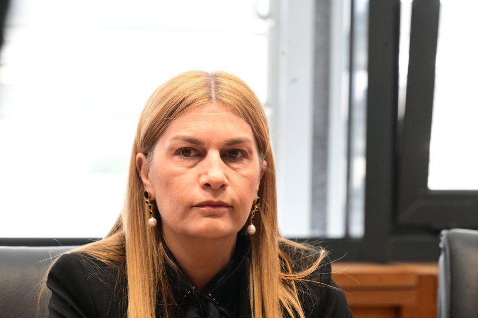 Η υφυπουργός Μετανάστευσης και Ασύλου, Σέβη Βολουδάκη / Eurokinissi