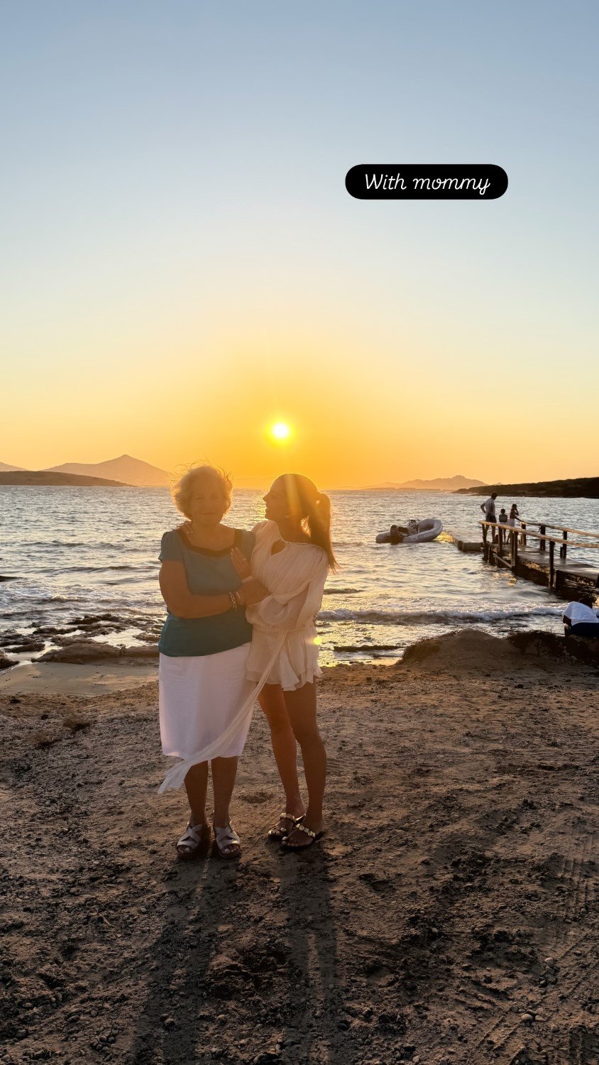 Η Σταματίνα Τσιμτσιλή με τη μητέρα της