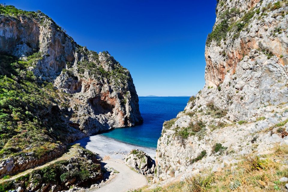Βύθουρη παραλία Εύβοια