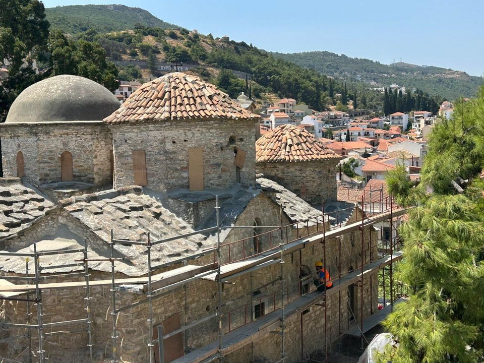 Ο ναός των Άη-Γιαννάκηδων, στο Άνω Βαθύ Σάμου