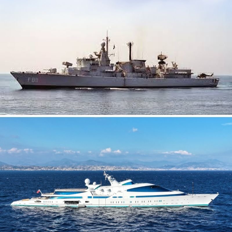 Το πριν και το μετά της θαλαμηγού YAS