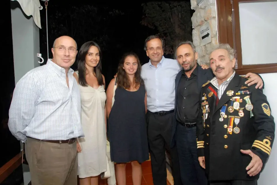 Επίδαυρος-“Όρνιθες” ΚΘΒΕ. Γιώργος Λούκος-Γεωργία Σαμαρά-Λένα Σαμαρά-Αντώνης Σαμαράς-Σωτήρης Χατζάκης-Γιώργος Αρμένης / NDPPHOTO 