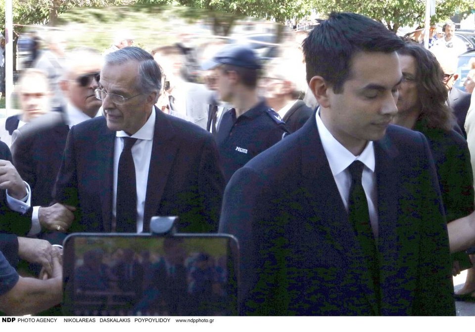 Αντώνης Σαμαράς με τον γιό του Κωνσταντίνο