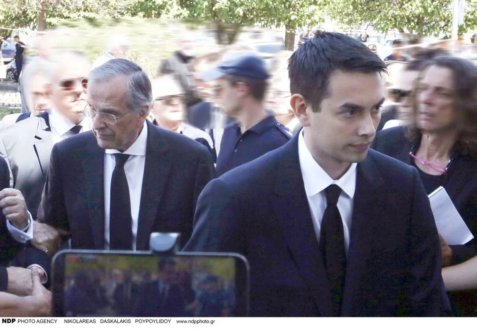 Αντώνης Σαμαράς με τον γιό του Κωνσταντίνο