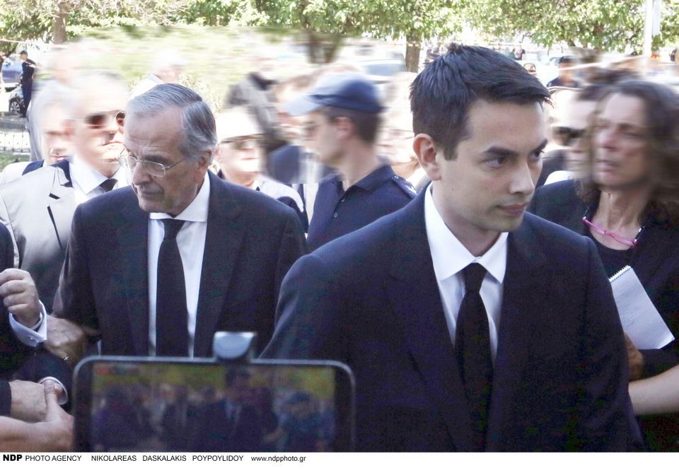 Αντώνης Σαμαράς με τον γιό του Κωνσταντίνο