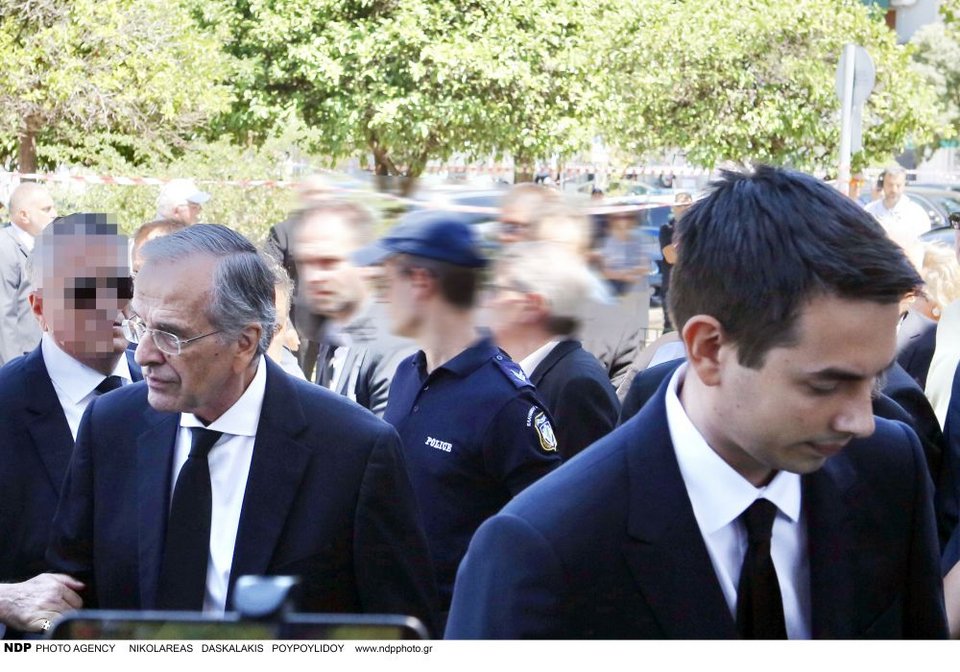 Ο Αντώνης Σαμαράς με τον γιο του Κωνσταντίνο