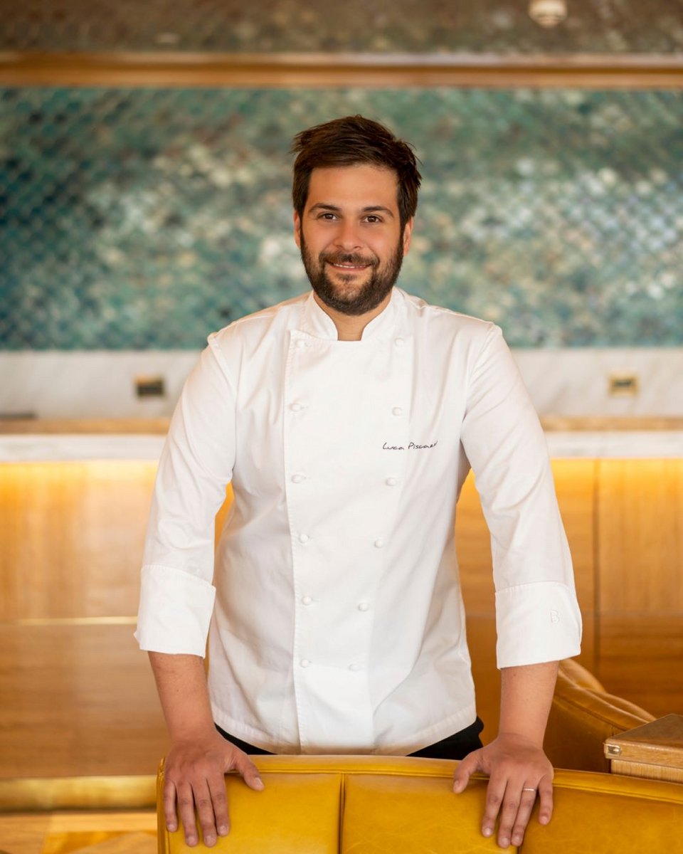 Ο Luca Piscazzi σεφ αστέρι michelin