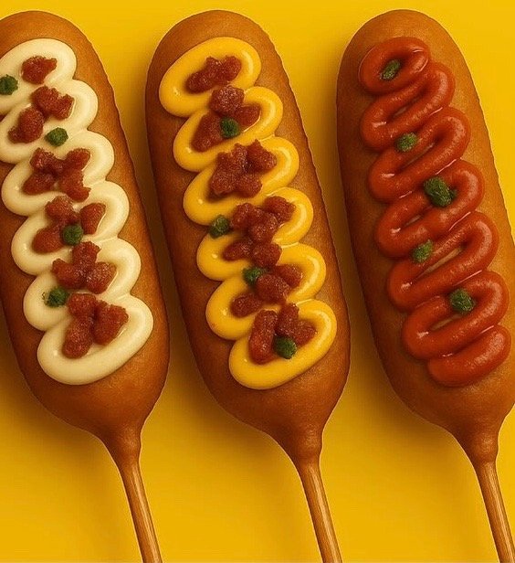 Τα signature corn dog του Mr. Poteto στη Γλυφάδα / Φωτογραφία: mrpoteto.gr/Instagram