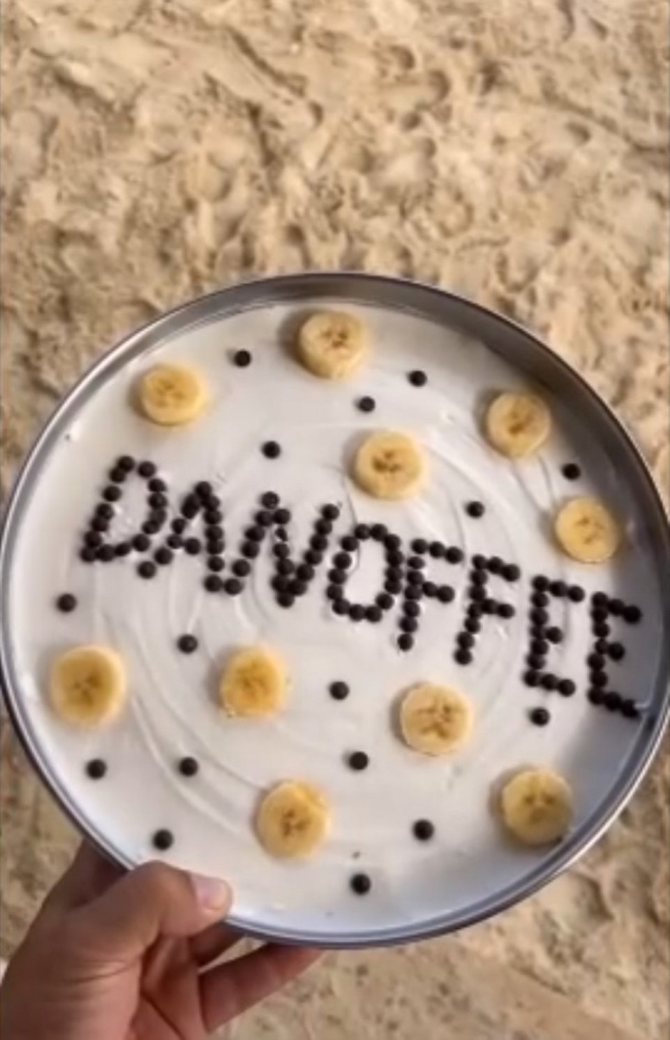 Το... danoffee για τα γενέθλια του Γιώργου Αγγελόπουλου