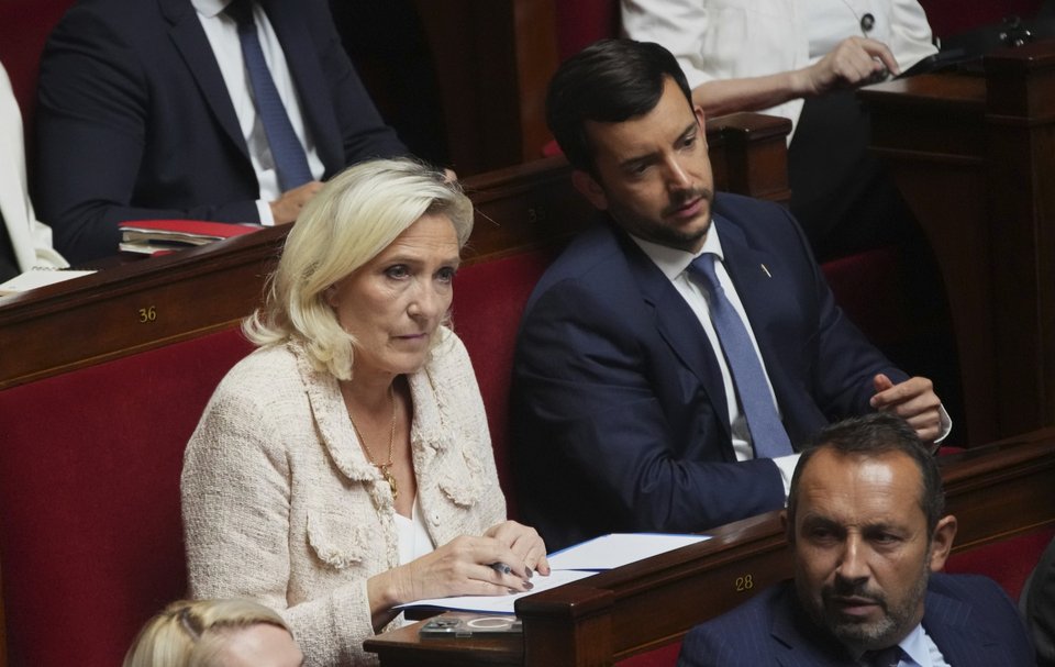 Η επικεφαλής της γαλλικής ακροδεξιάς, Μαρίν Λεπέν