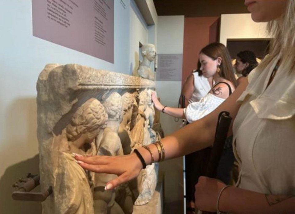 Η απτική διαδρομή στο Αρχαιολογικό Μουσείο Θεσσαλονίκης