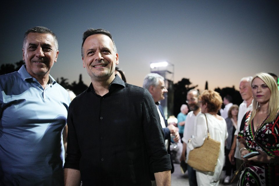 Χάρης Δούκας στο Ζάππειο για τα 51 χρόνια του ΠΑΣΟΚ / Φωτογραφία: Menelaos Myrillas / SOOC