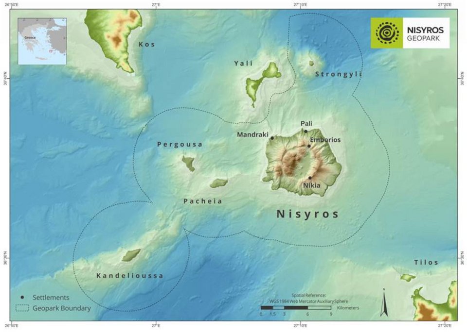 Στο Δίκτυο των Παγκόσμιων Γεωπάρκων της UNESCO εντάχθηκε το Γεωπάρκο Νισύρου