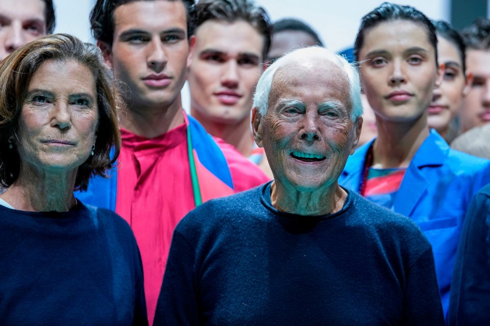 Ο Giorgio Armani με την ανιψιά του Σιλβάνα