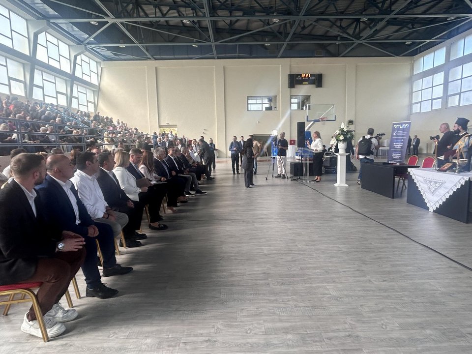 Το πανεπιστημιακό γυμναστήριο δυναμικότητας 1.000 θεατών