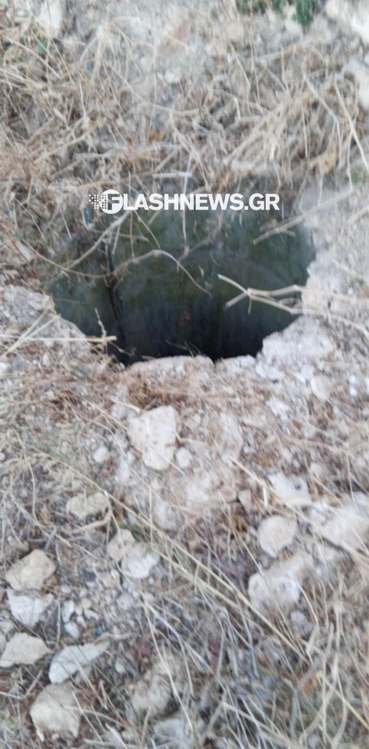 Το κατσικάκι είχε εγκλωβιστεί σε στέρνα παλιού σπιτιού, βάθους 7 μέτρων