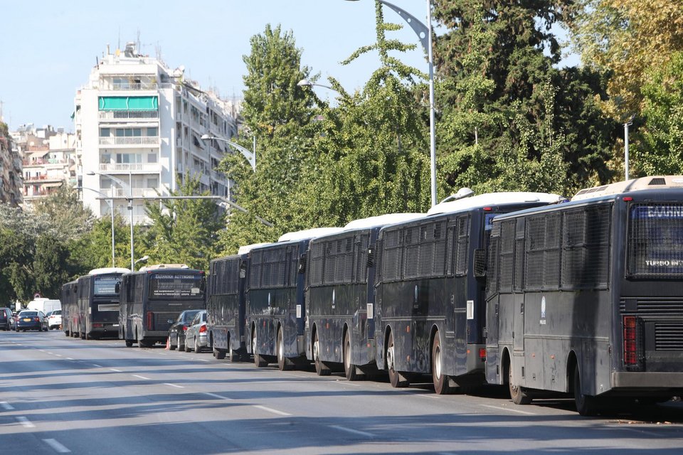 Μέτρα ασφαλείας εν όψει της ομιλίας του Πρωθυπουργού Κυριάκου Μητσοτάκη στην 89η ΔΕΘ / Φωτογραφία: ΒΑΣΙΛΗΣ ΒΕΡΒΕΡΙΔΗΣ / ΜΟΤΙΟΝ ΤΕΑΜ