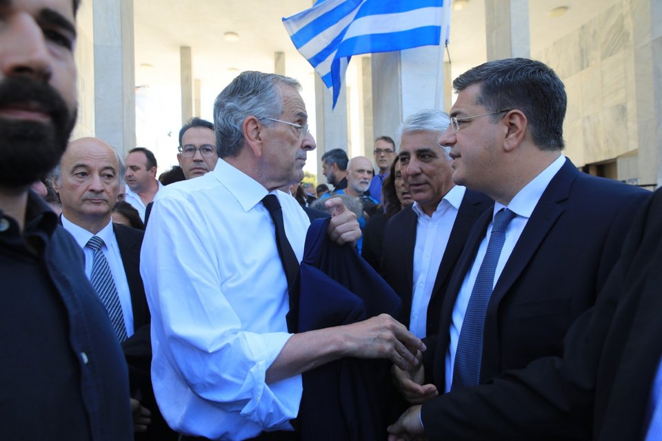 Αντώνης Σαμαράς και Απόστολος Τζιτζικώστας