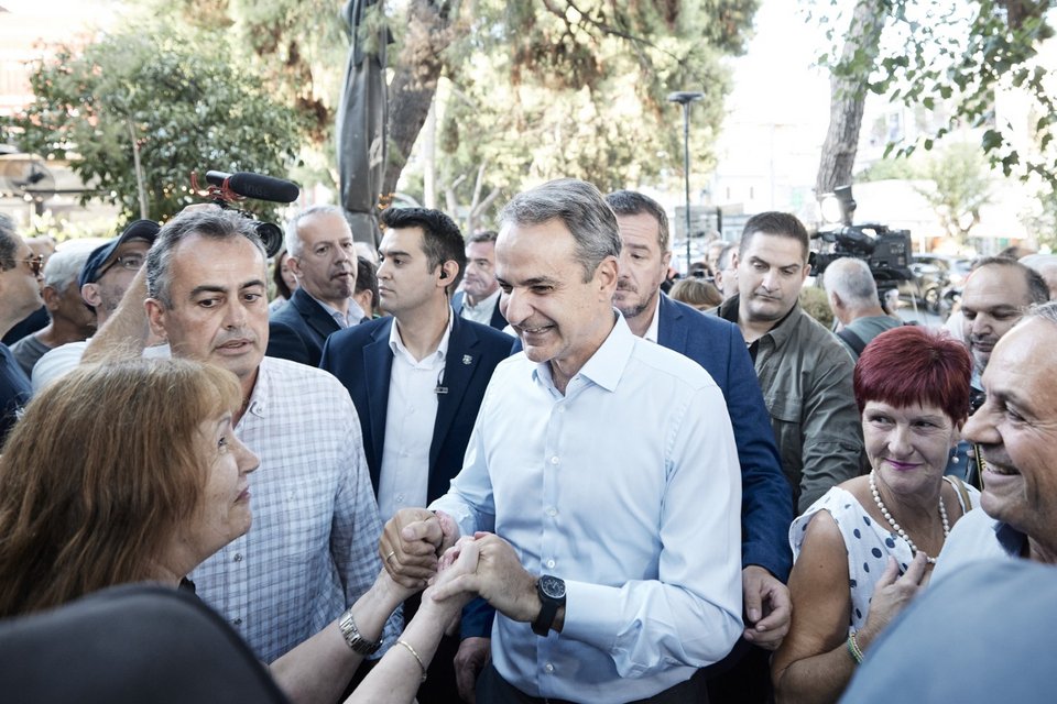 Ομιλία του Κυριάκου Μητσοτάκη στο Χαϊδάρι / Φωτογραφία: Γραφείο Τύπου Πρωθυπουργού / ΔΗΜΗΤΡΗΣ ΠΑΠΑΜΗΤΣΟΣ