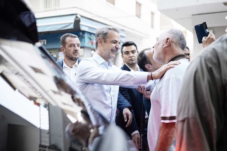 Ομιλία του Κυριάκου Μητσοτάκη στο Χαϊδάρι / Φωτογραφία: Γραφείο Τύπου Πρωθυπουργού / ΔΗΜΗΤΡΗΣ ΠΑΠΑΜΗΤΣΟΣ