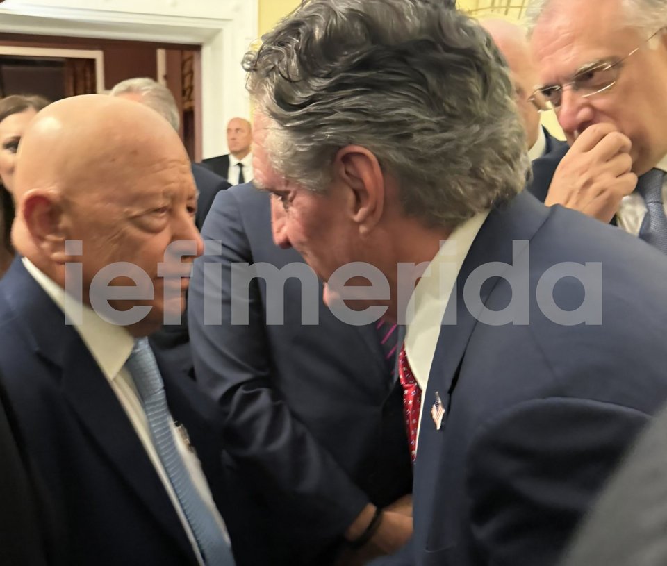 Ο Γιώργος Προκοπίου με τον Αμερικανό υπουργό Εσωτερικών