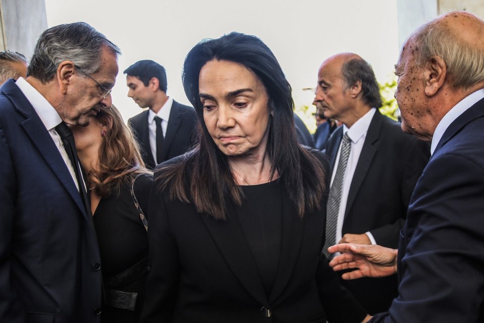 Η Γεωργία Σαμαρά συντετριμμένη