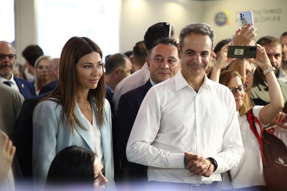 Σοφία Ζαχαράκη, Κυριάκος Μητσοτάκης στην 89η Διεθνή Έκθεση Θεσσαλονίκης. Σάββατο 6 Σεπτεμβρίου 2025