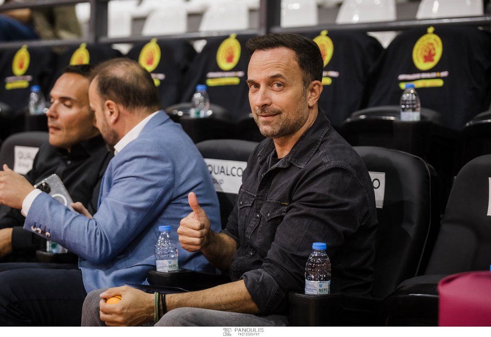 Ο Γιώργος Λιανός στο party του Αθηναϊκού Qualco WBC