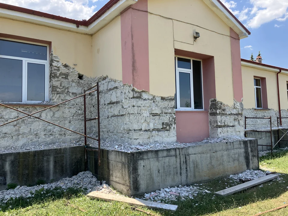 Παλαιό Δημοτικό Στανού - Ανάδειξη Πετρόχτιστου (Πριν)