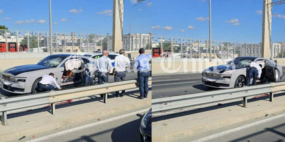 To αυτοκίνητο μέσα στο οποίο δολοφόνησαν τον Σταύρο Δημοσθένους