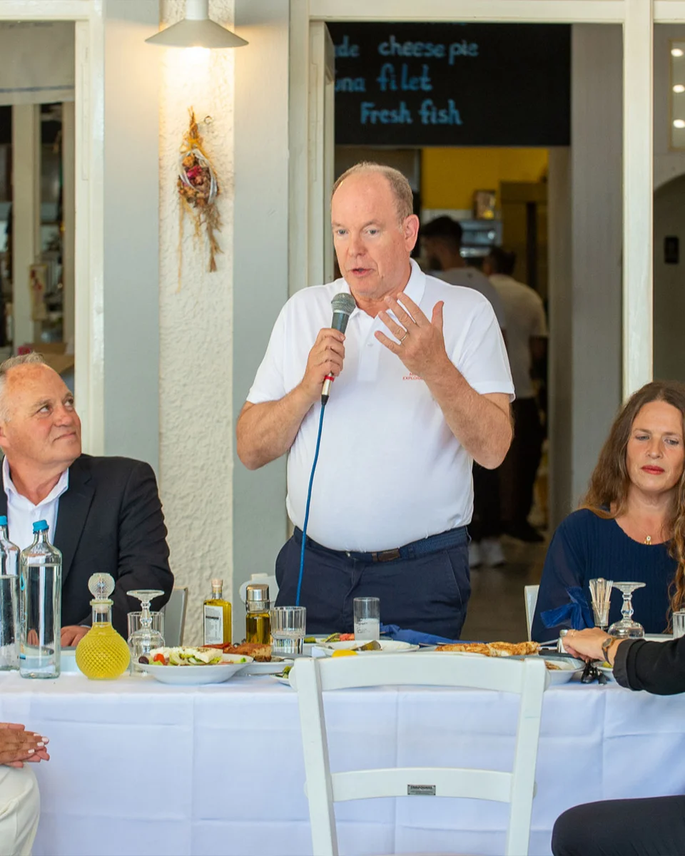 Στο γεύμα που παρατέθηκε