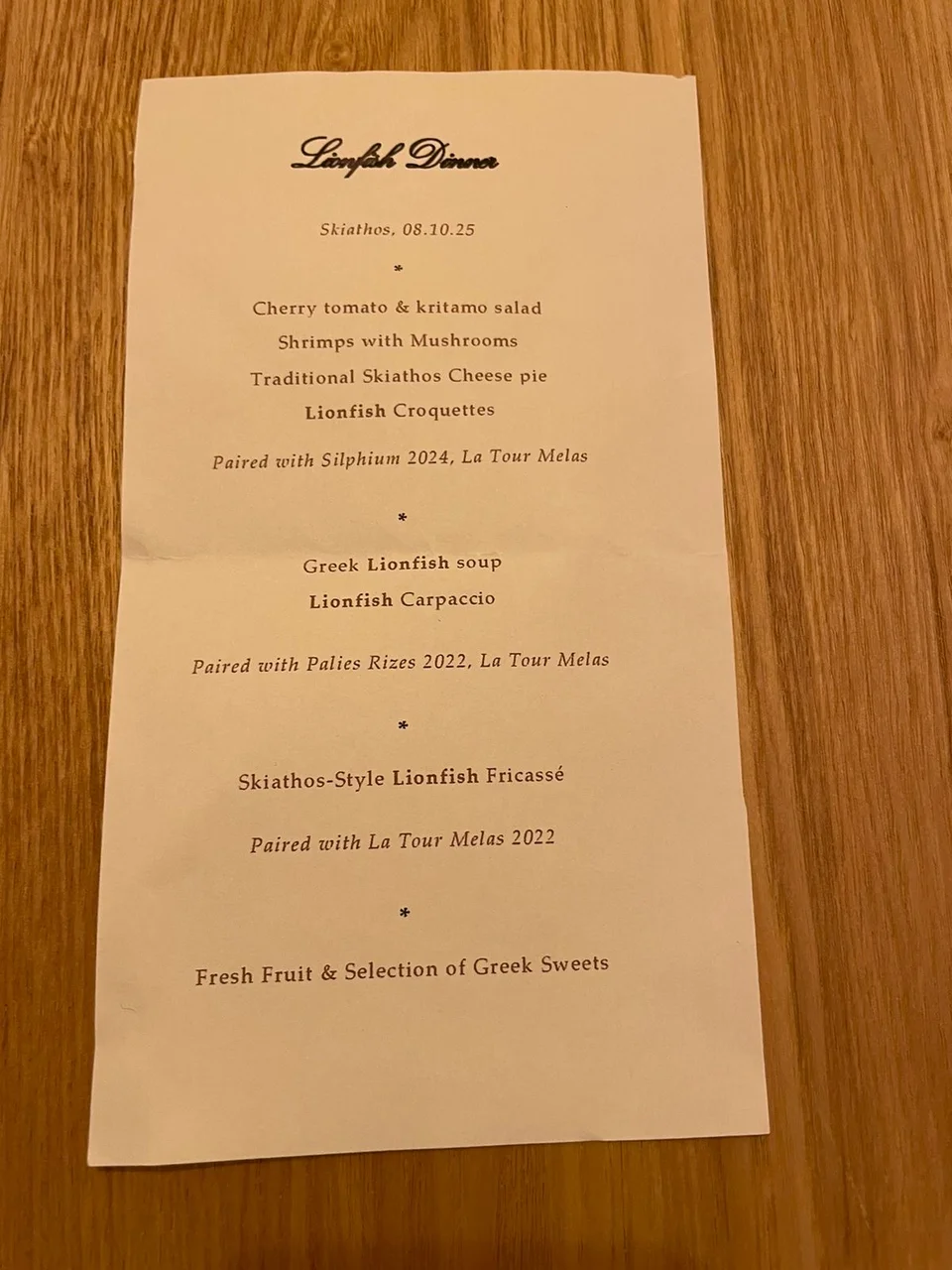 Το μενού με το λεοντόψαρο που αρέσει στον πρίγκιπα Αλβέρτο