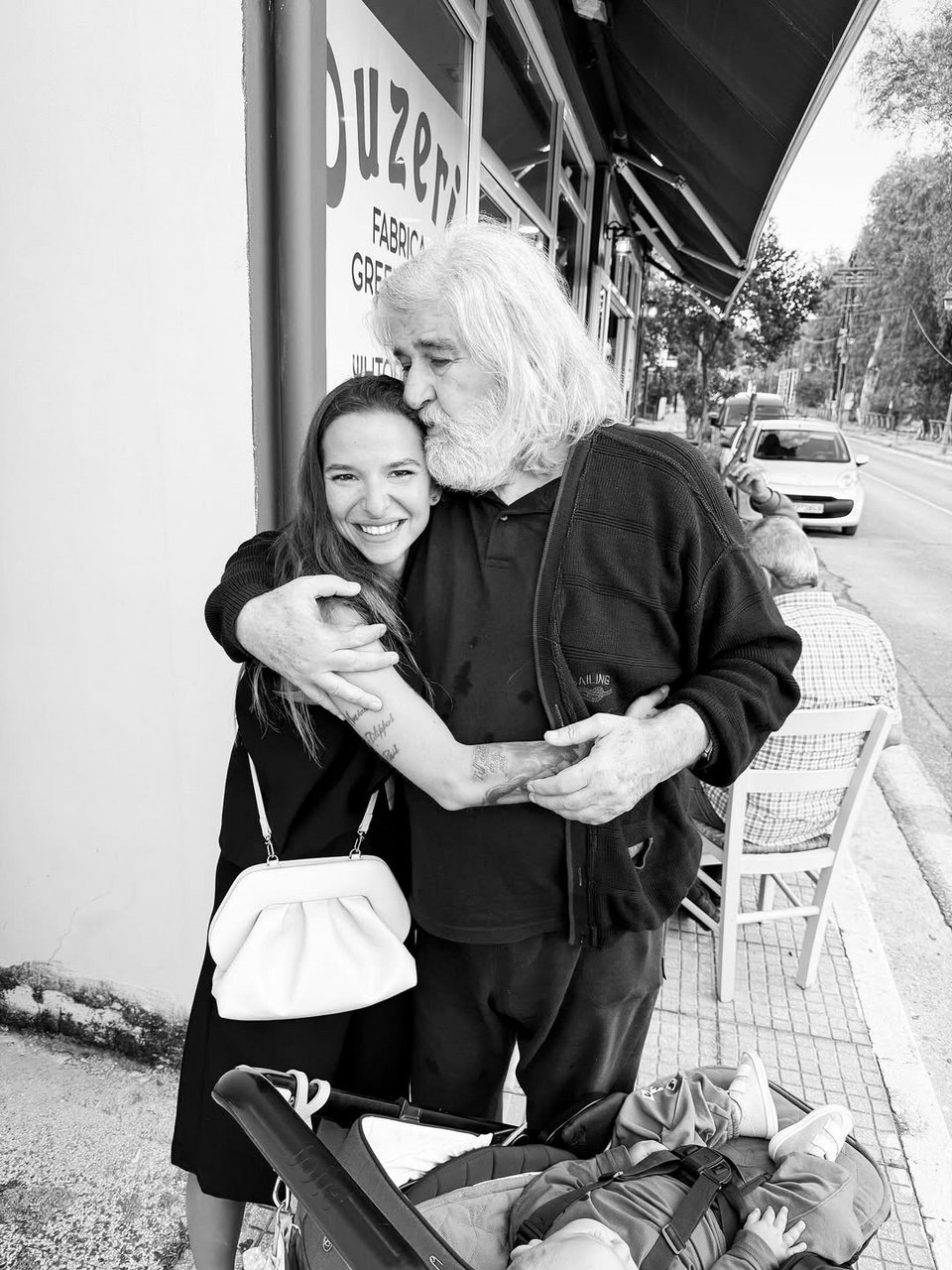 Η Εριέττα Κούρκουλου Λάτση με τον κ. Μπάμπη
