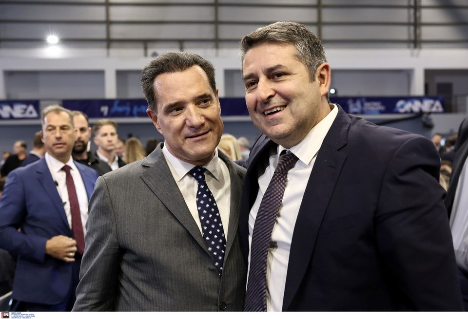 Ο Άδωνις Γεωργιάδης με τον Γιώργο Μυλωνάκη