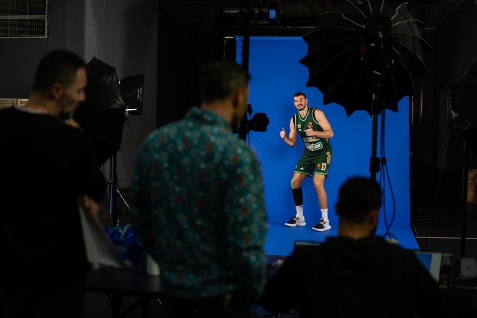 Photoshooting με τους παίκτες του Παναθηναϊκού AKTOR 
