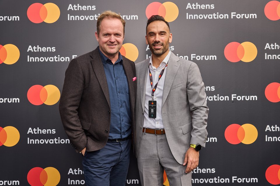 (από αριστερά προς τα δεξιά): Peter Bakenecker, President, Central Europe Division της Mastercard, Παναγιώτης Πολύδωρος, Country Manager της Mastercard για την Ελλάδα, Κύπρο και Μάλτα