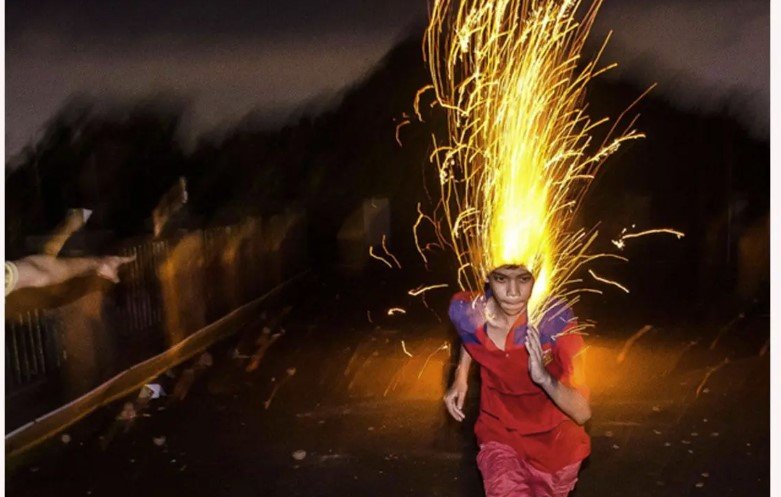 Grand Winner, Ayanava Sil, Crown of Fire | Pure Street Photography