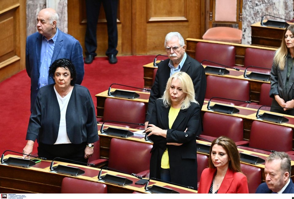 Τα έδρανα του ΚΚΕ