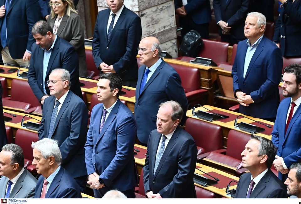 Τα βουλευτικά έδρανα της ΝΔ