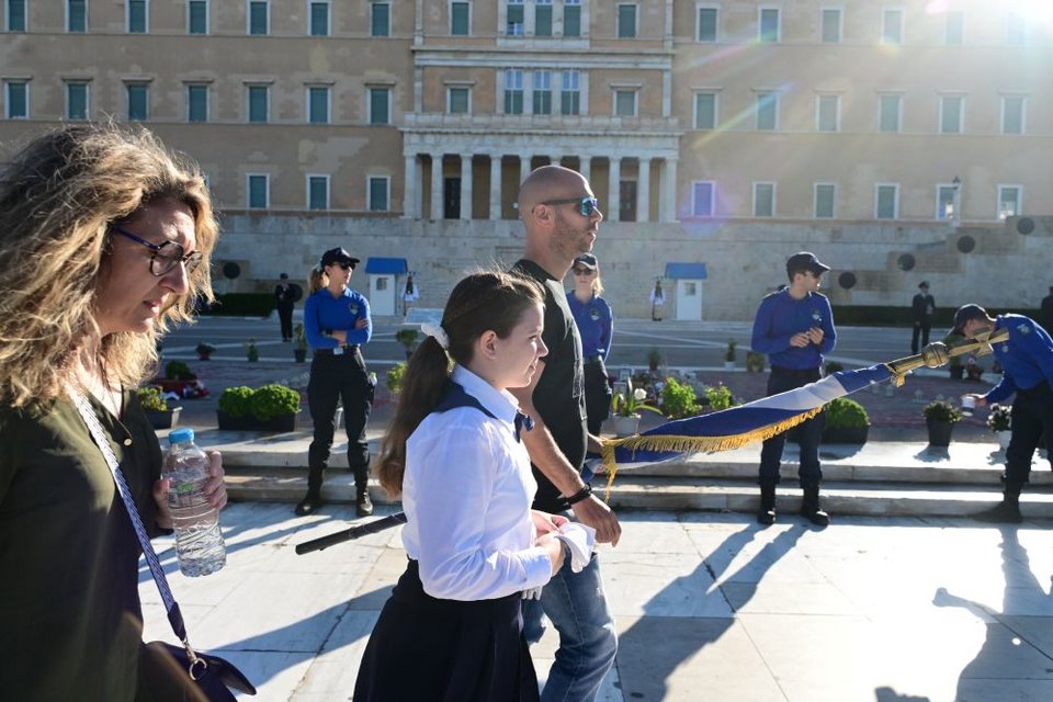 Μαθητες στο Συνταγμα