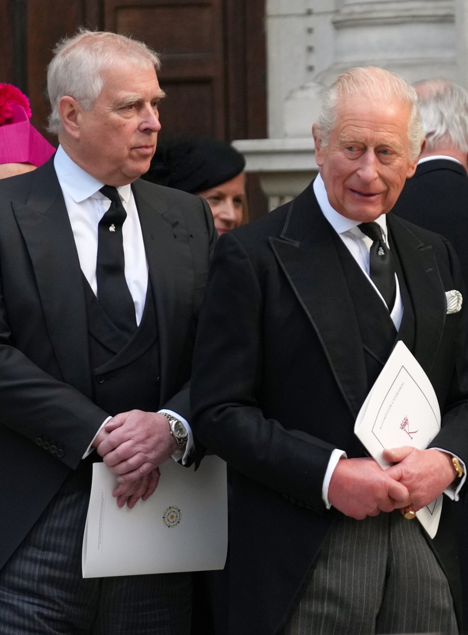 Ο βασιλιάς Κάρολος με τον αδερφό του, πρίγκιπα Άντριου