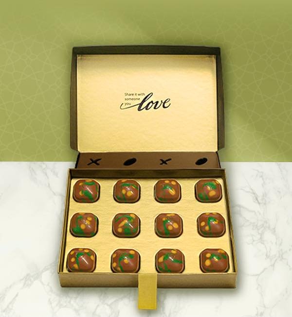 Σοκολατάκια Dubai της εταιρείας Chocolave