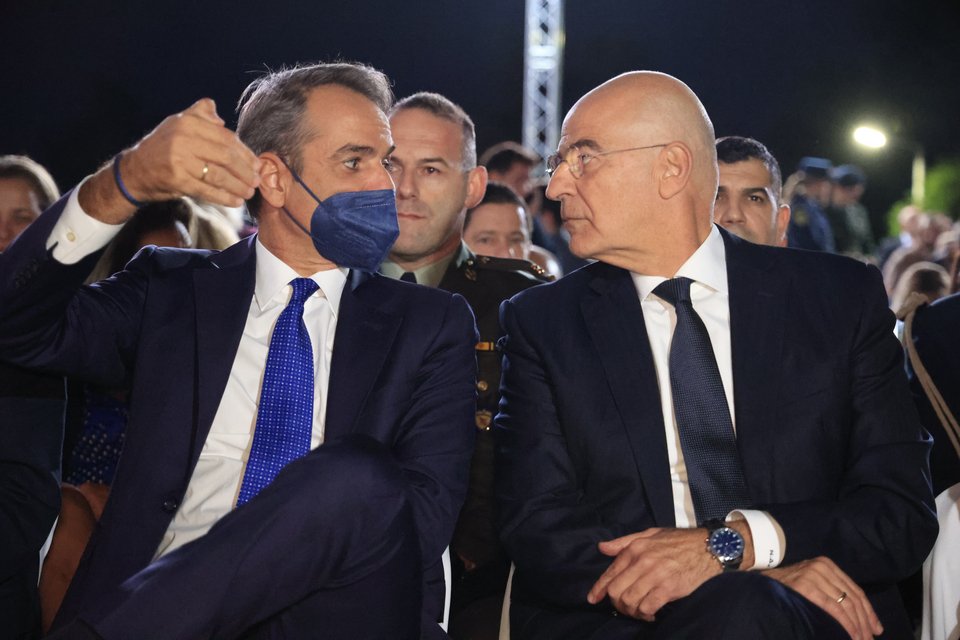 Κ. Μητσοτάκης και Ν. Δένδιας στην εκδήλωση για το νέο Πεντάγωνο