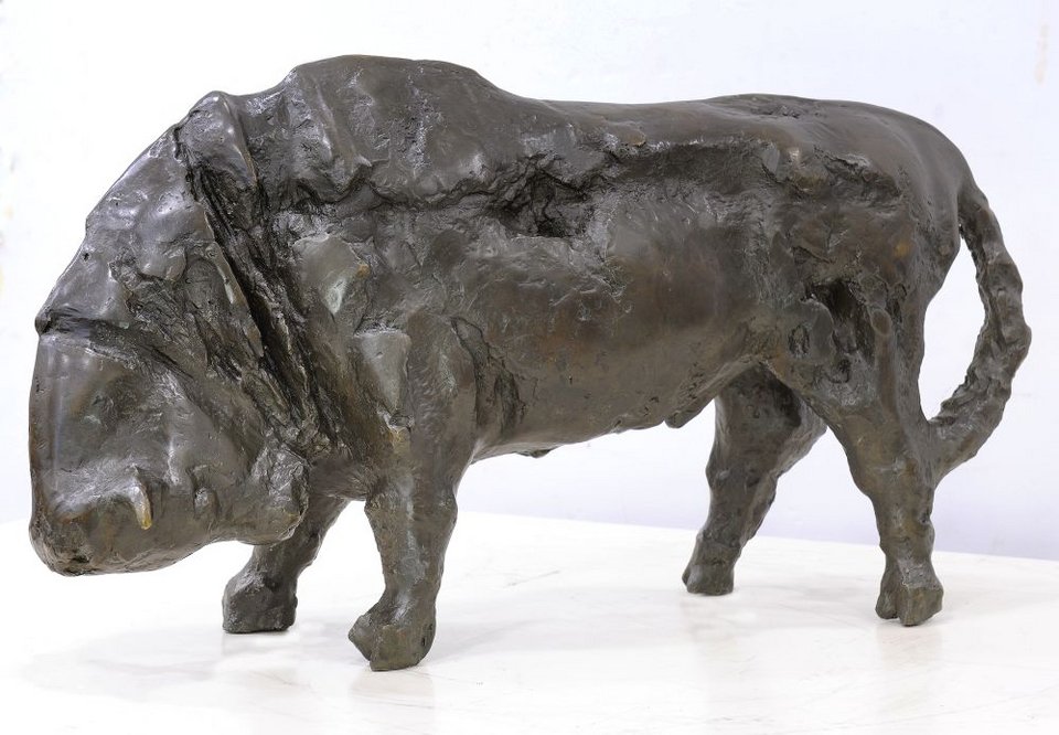 5.ΑΝΤΩΝΗΣ ΚΑΡΑΧΑΛΙΟΣ, (1919-2009) Ταύρος, 1970 μπρούντζος αρ. έργου 5516