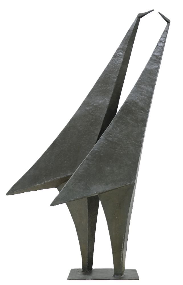 Φρόσω Ευθυμιάδη - Μενεγάκη, (1911-1995) Πουλιά, πριν το 1972 ορείχαλκος αρ. έργου 9050 Κληροδότημα Φρόσως Ευθυμιάδη-Μενεγάκη, 1995