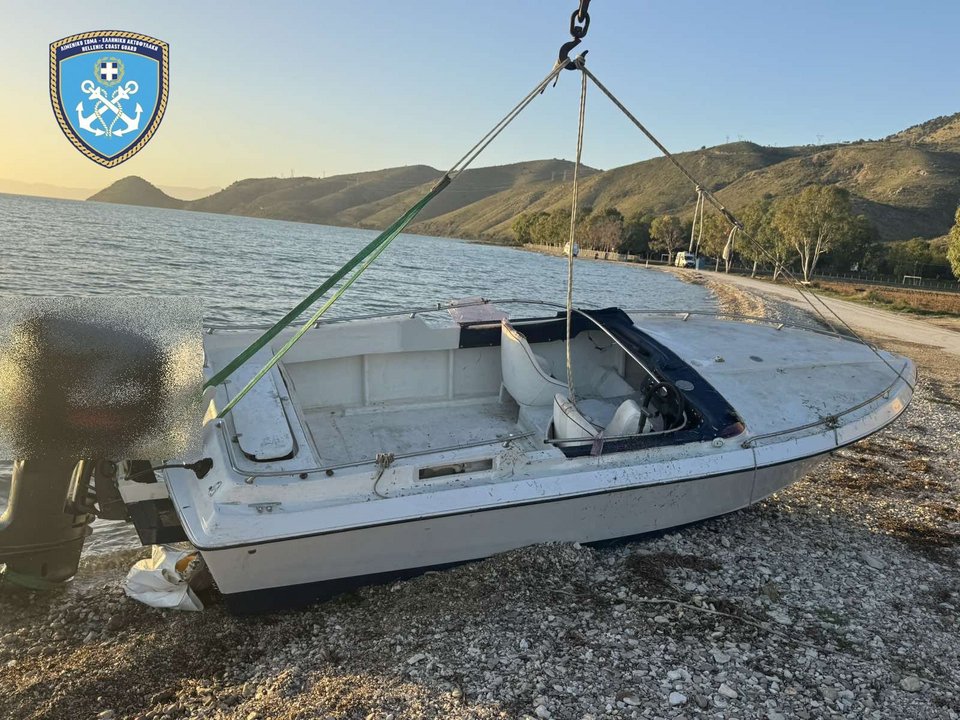 Το σκάφος μετά την ανάσυρση