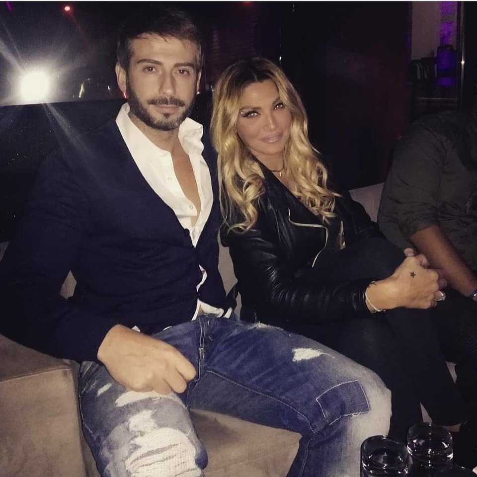 Ο Κωνσταντίνος Ηλιάδης με την αδερφή του, Αγγελική