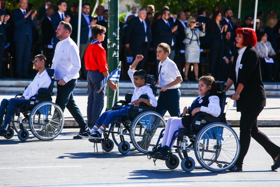 Μαθητική παρελαση στην Αθηνα