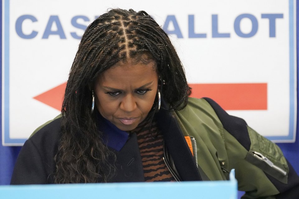 Η Μισέλ Ομπάμα με πλεξούδες