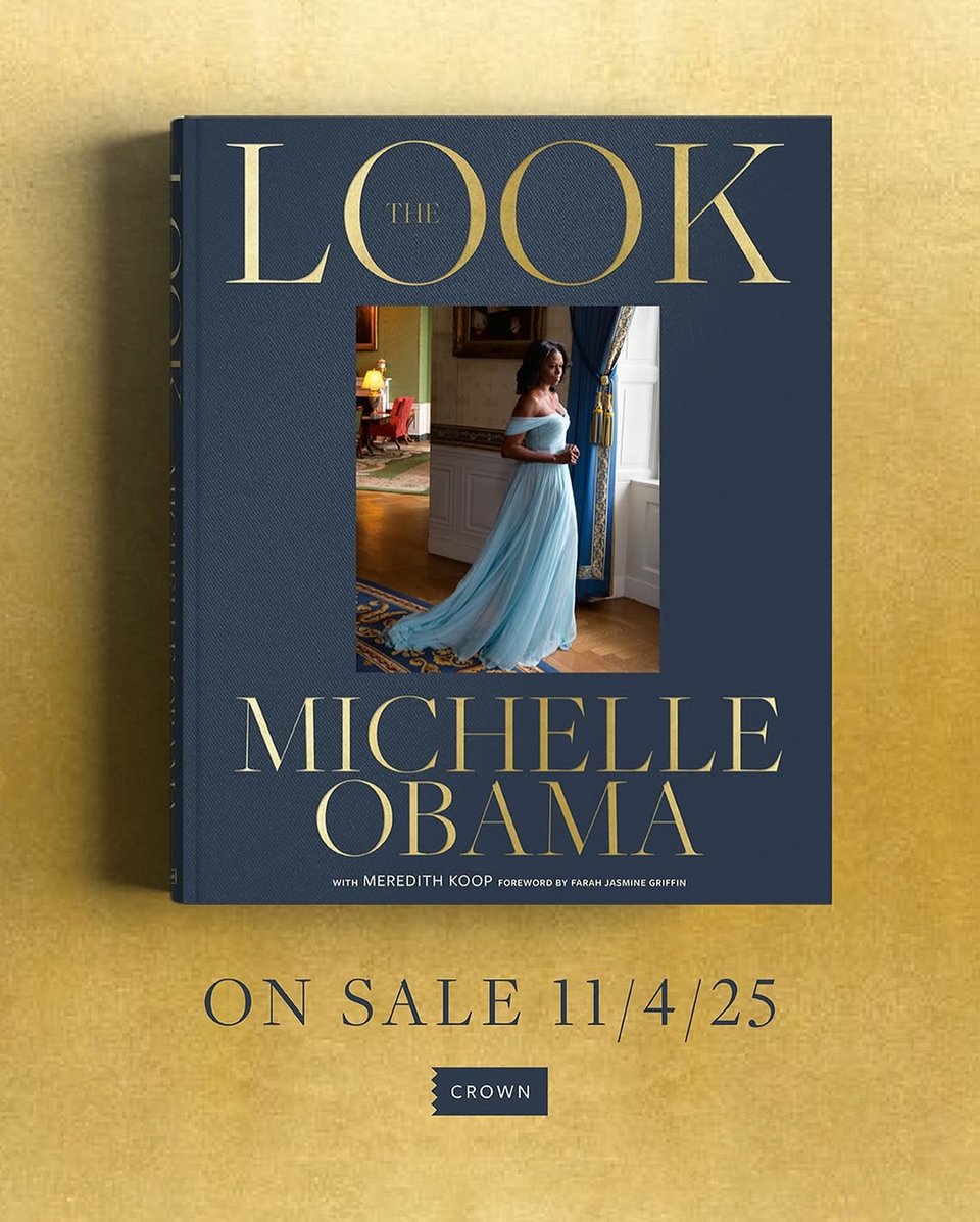 Το νέο βιβλίο της Μισέλ Ομπάμα με τίτλο «The Look»/Φωτογραφία: Instagram/michelleobama